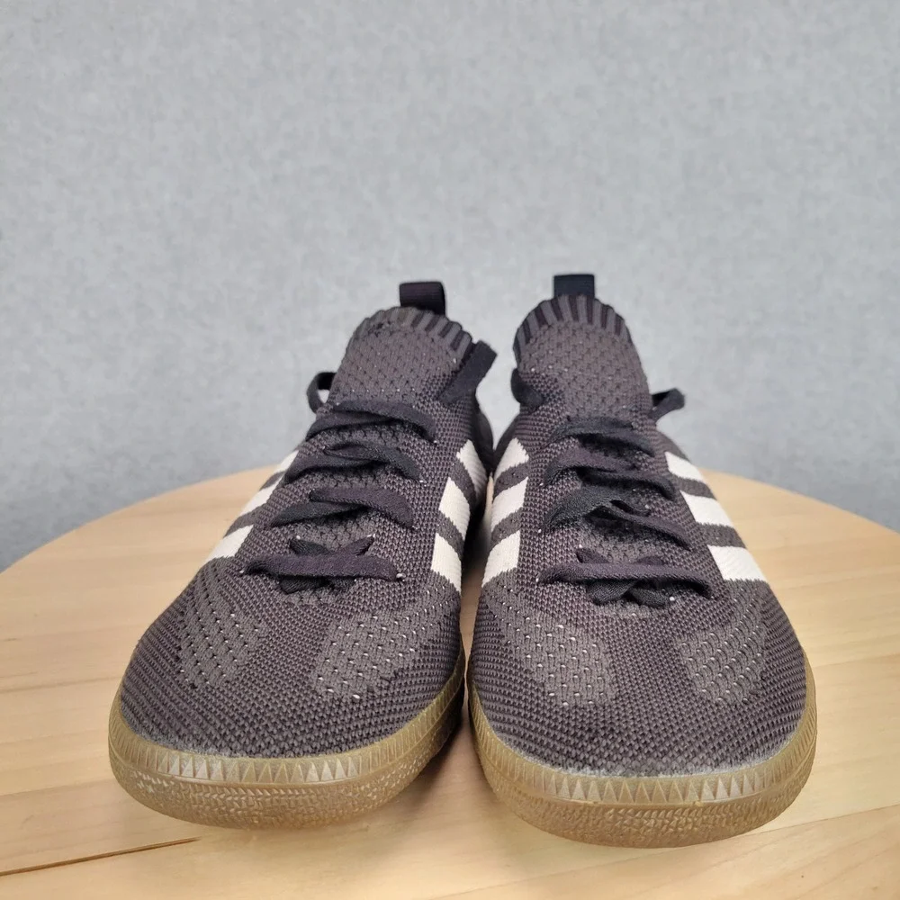 adidas Samba Sock Primeknit Mens 7.5 Carbon Grey White Gum CQ2218 Sneaker